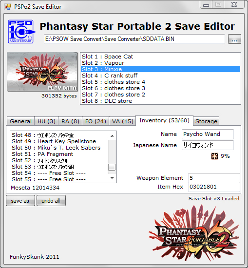 Release] PSPo2se Save Editor v0.1 PSP   - The Independent Video  Game Community